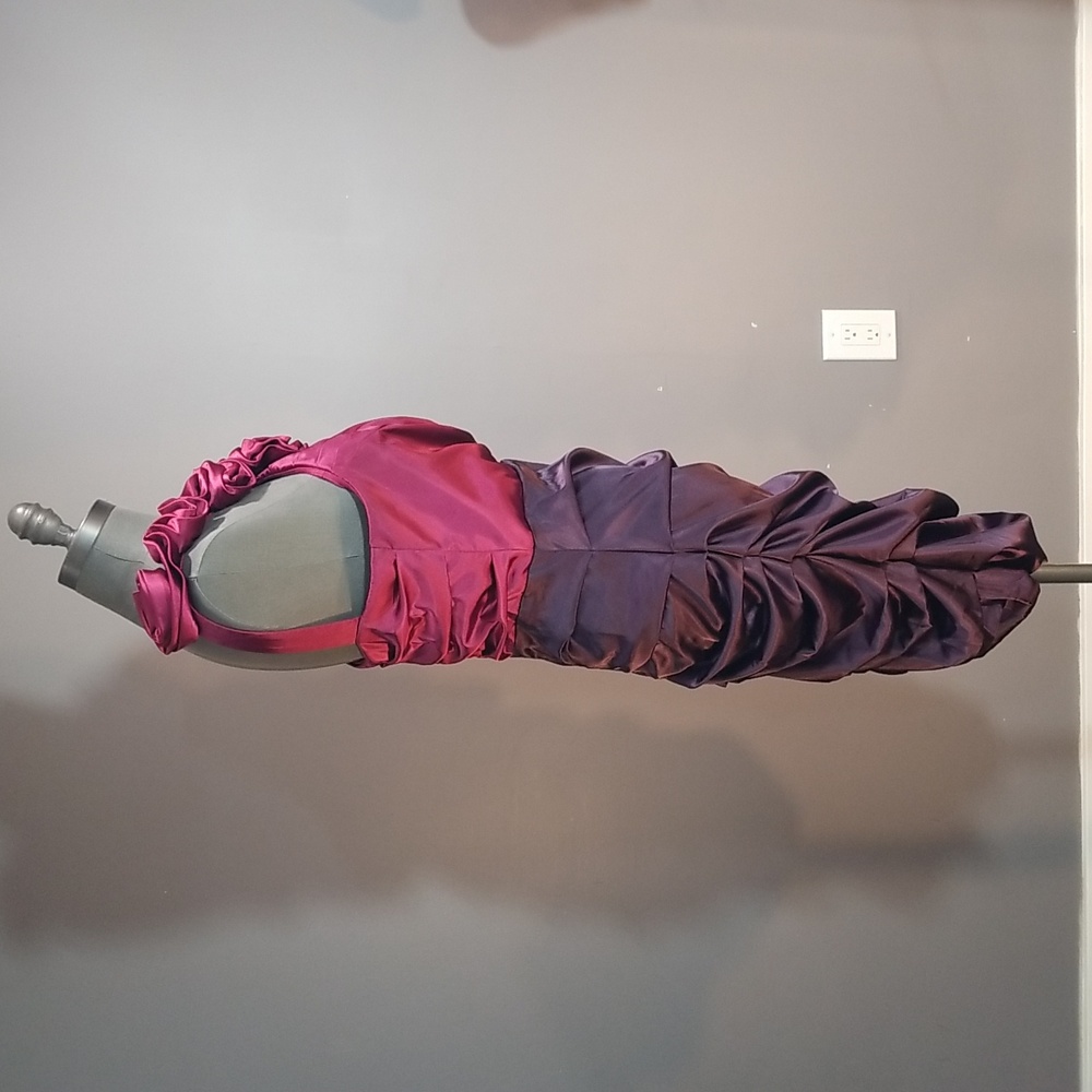 Le Chateau XL made in canada dress pink and purple - Picture 5 of 17